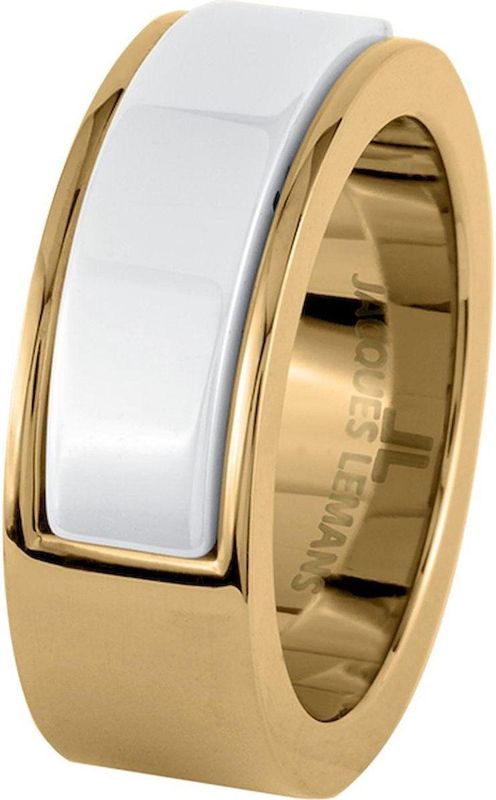 Jacques Lemans - Ring - Goud - Roestvast Staal - IP Beschichtet