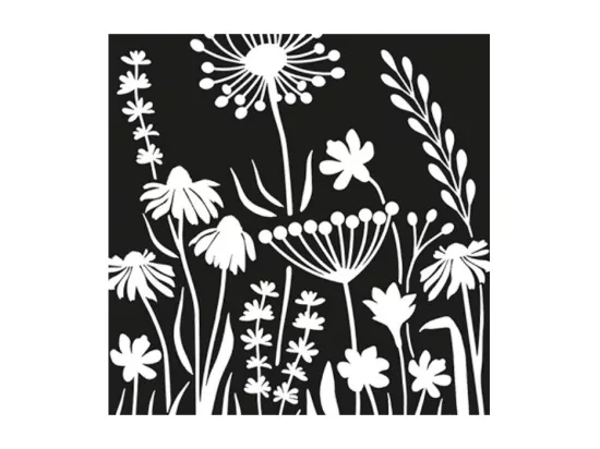 Brise vue treillis en fer Motif floral