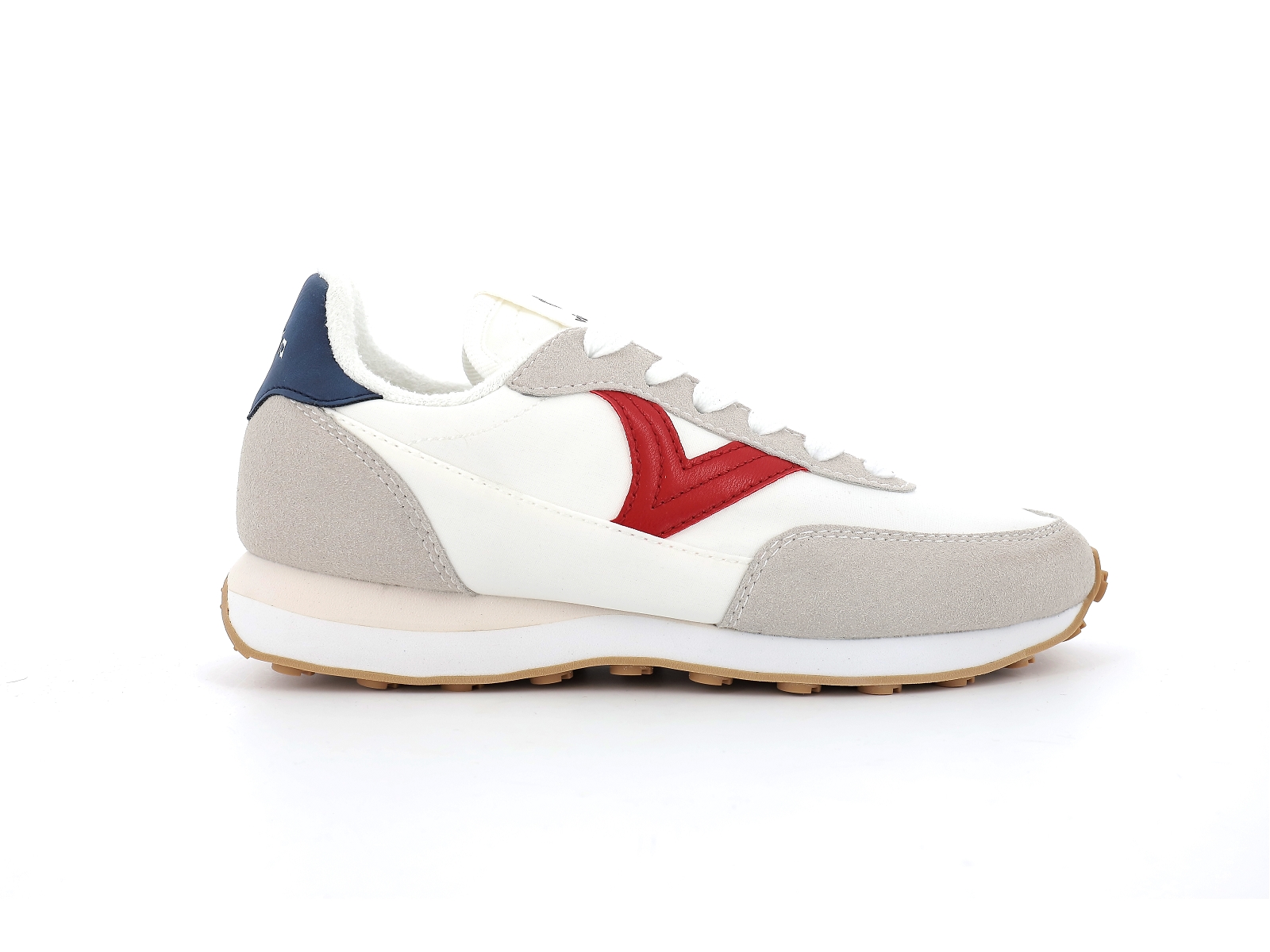Victoria-1138100 Matières combinées Blanc Rouge