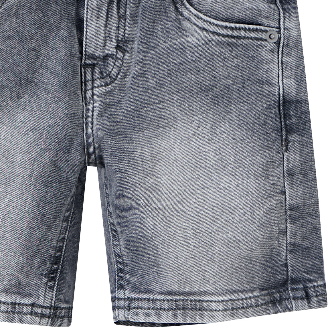 Jungen Shorts  aus Denim hellgrau