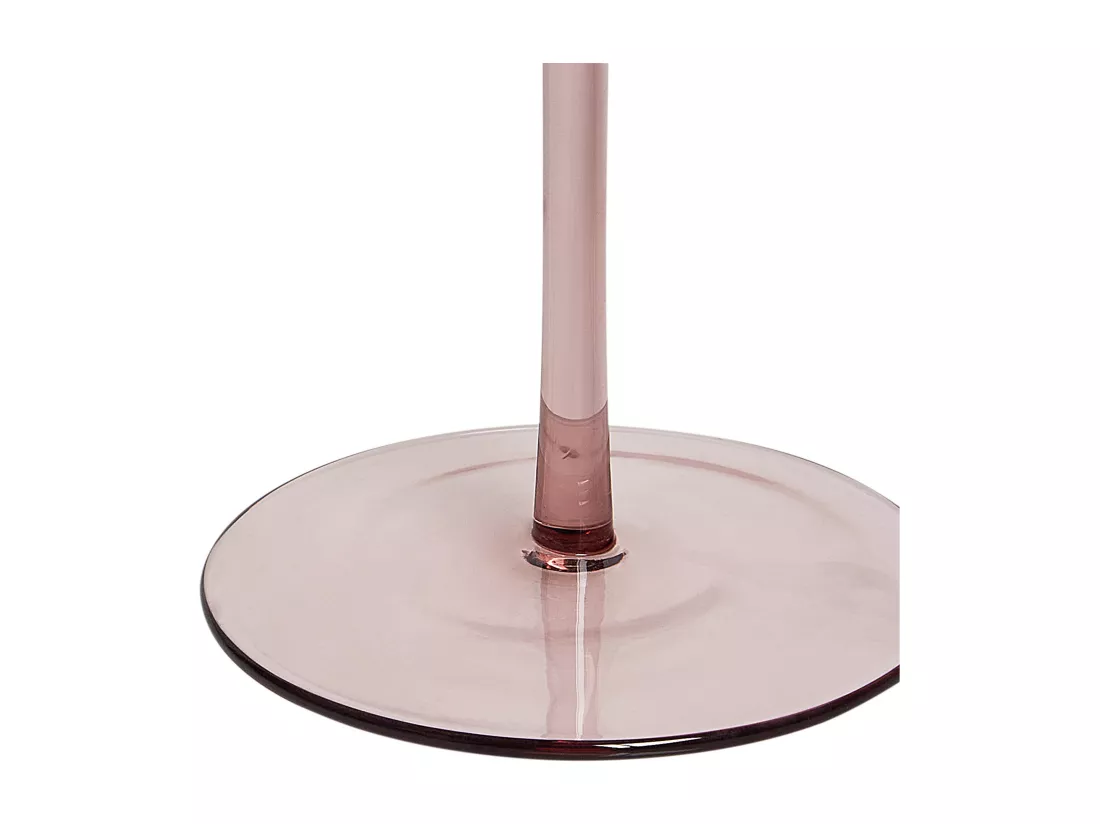 Lot de 4 verres à vin AMETHYST 380 ml Rose