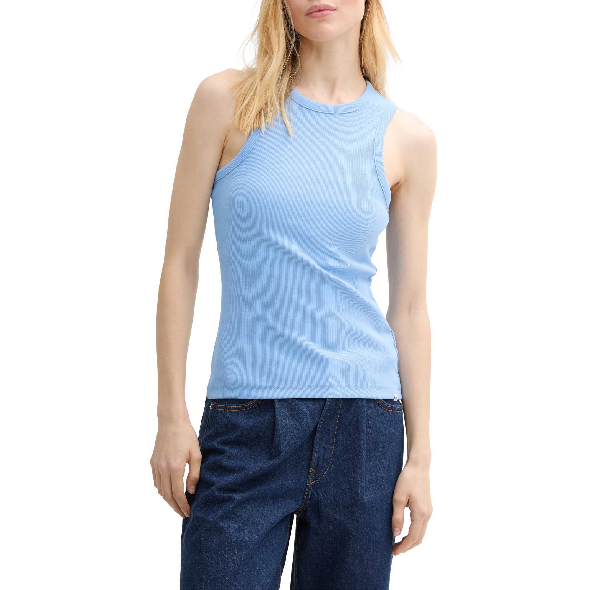Top Femme bleu ciel