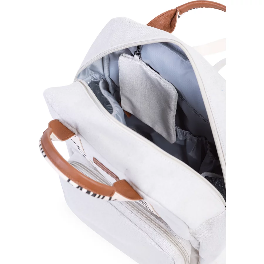 CHILDHOME Wickelrucksack Family Club Signatur Off White