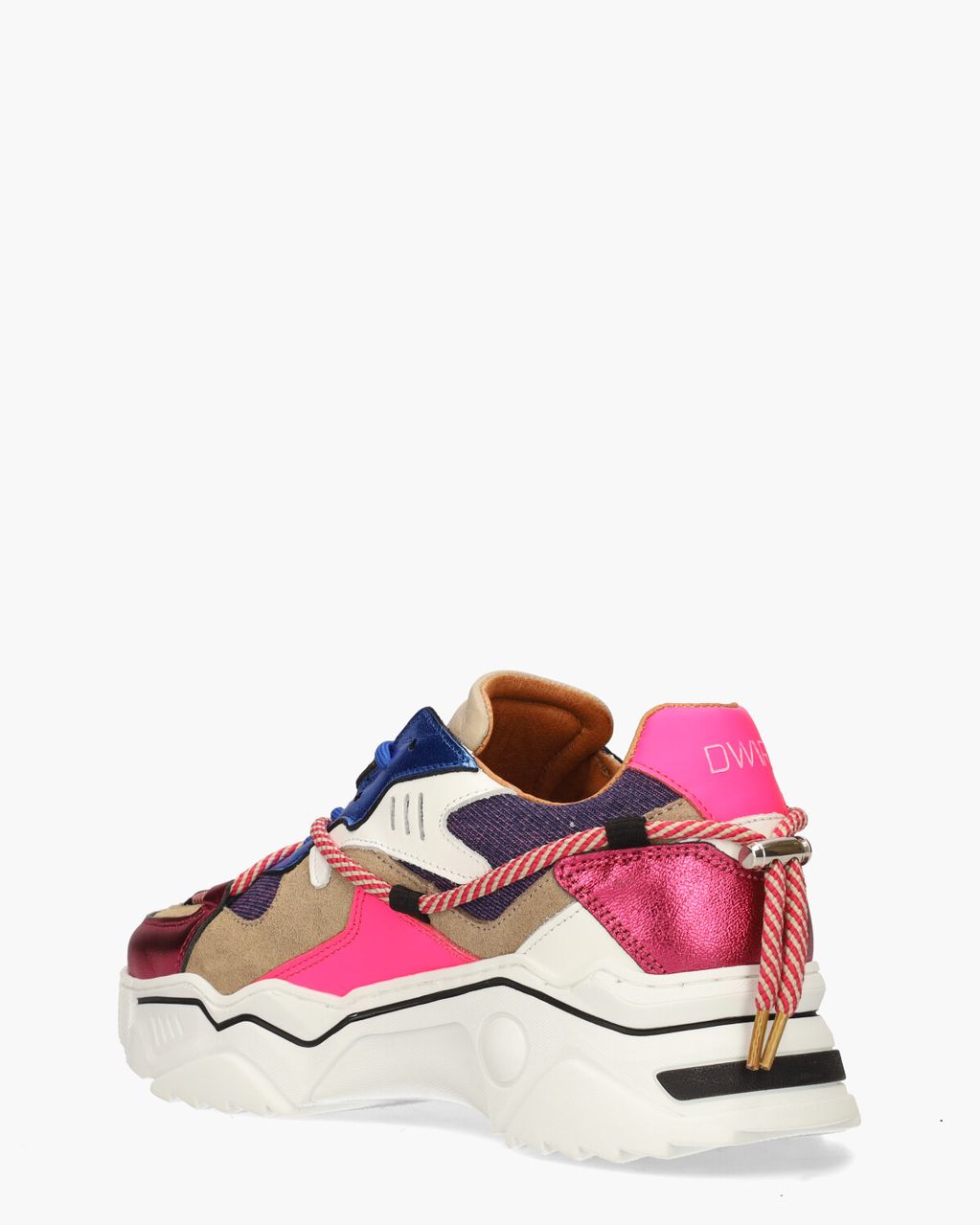 DWRS Label Jupiter Denim Roze/Multicolor Damessneakers