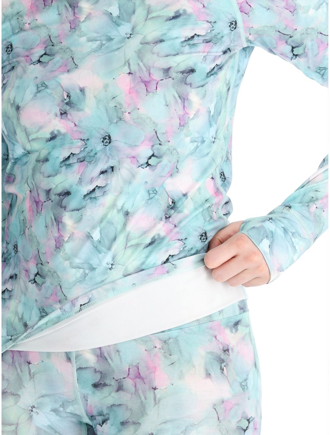 Pagaya Print Fleece thermoshirt dames