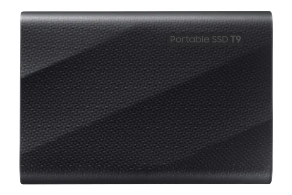 Samsung T9 MU-PG4T0B - SSD - krypteret - 4 TB - ekstern (bærbar) - USB 3.2 Gen 2x2 (USB-C stikforbindelse) - 256-bit AES - sort