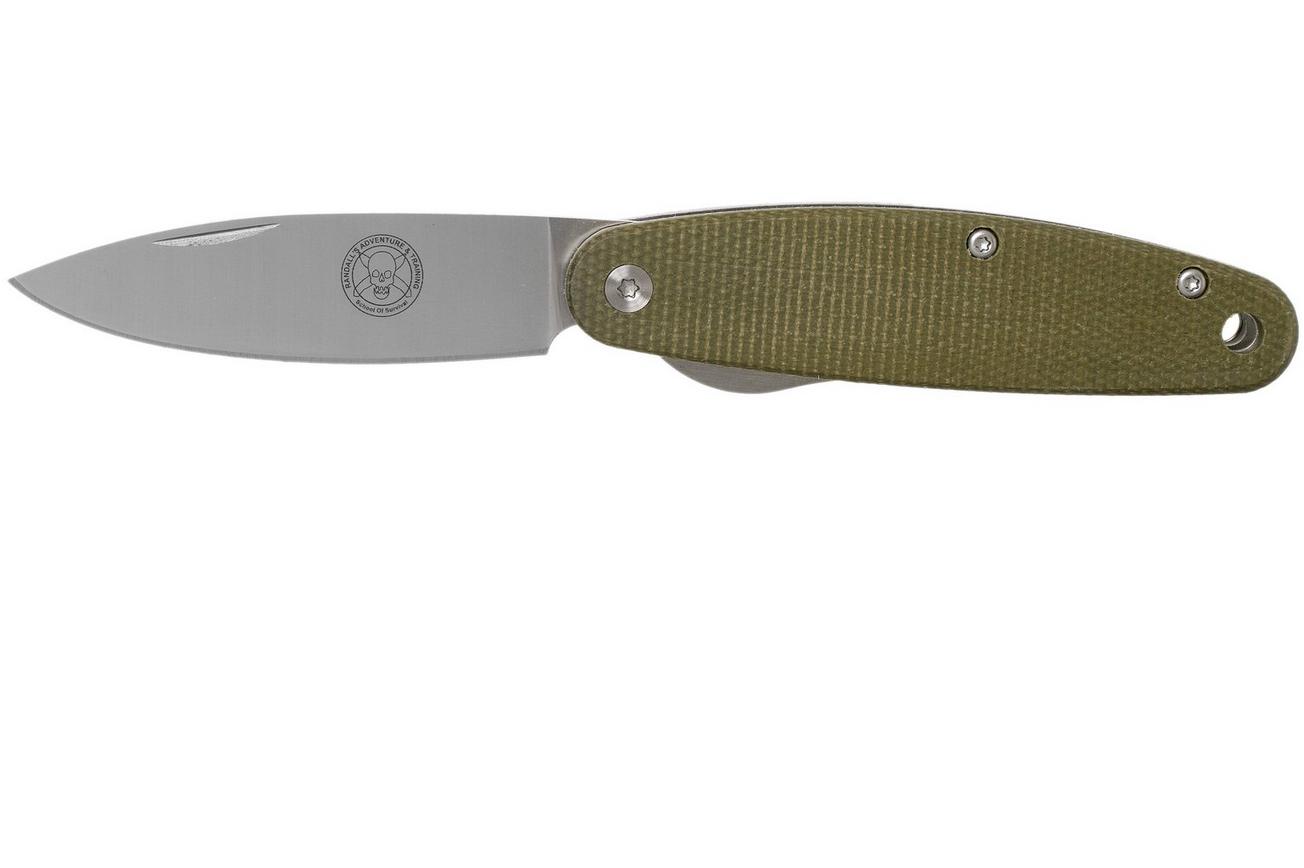 ESEE Churp EE-CH-01 D2, Green Micarta zakmes