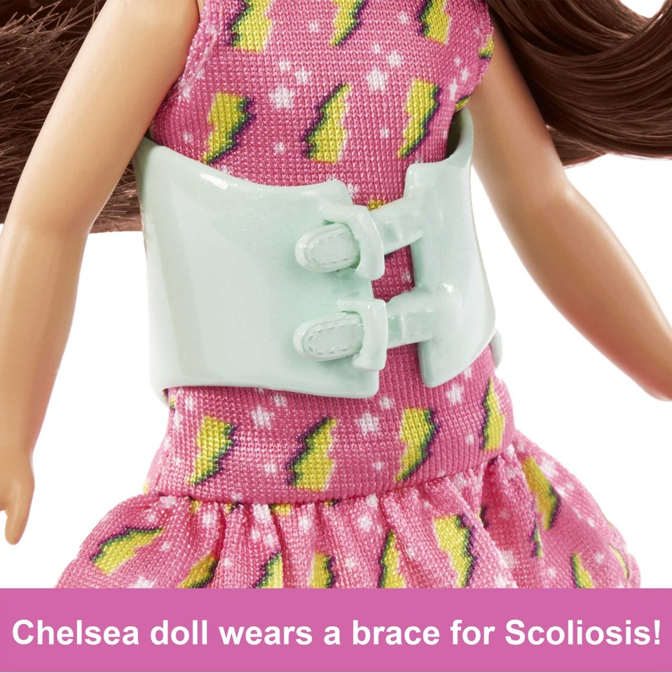 Barbie - Chelsea and Friends Doll - Brace For Scoliosis Spine Curvature (HKD90)