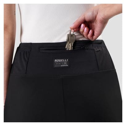Short 2-en-1 De Running Rogelli Distance Noir Femme