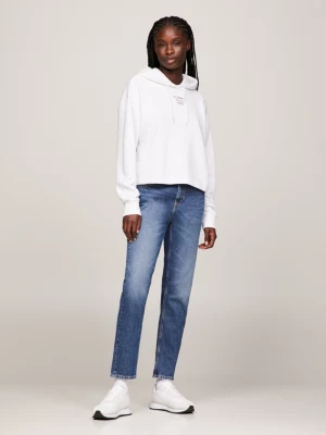Blusa de moletom cropped essencial e descontraída