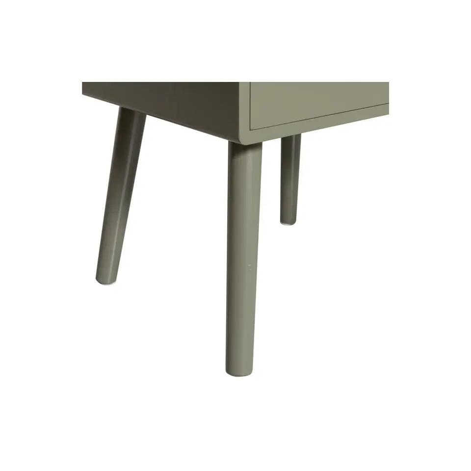 WOOOD Ozzy Nachtkastje Hout Warm Groen 53x36x30