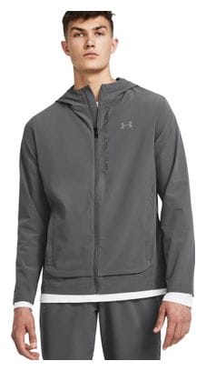Veste coupe-vent Under Armour OutRun The Storm Gris Homme
