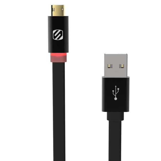 Flatout ladekabel Micro USB stik 25 cm