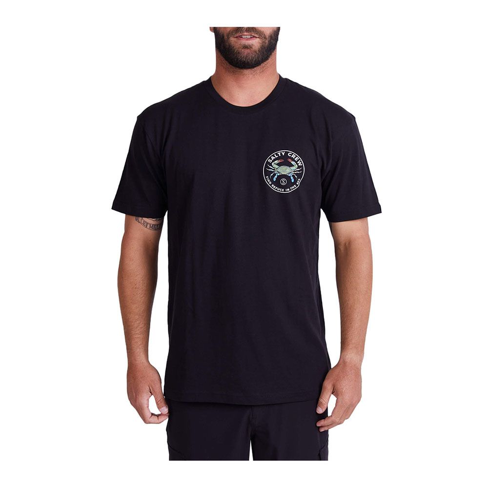 Salty Crew BLUE CRABBER PREMIUM - Tee-shirt Homme black