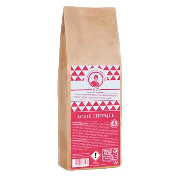 Ácido cítrico para fabricação de sabão caseiro (500g)