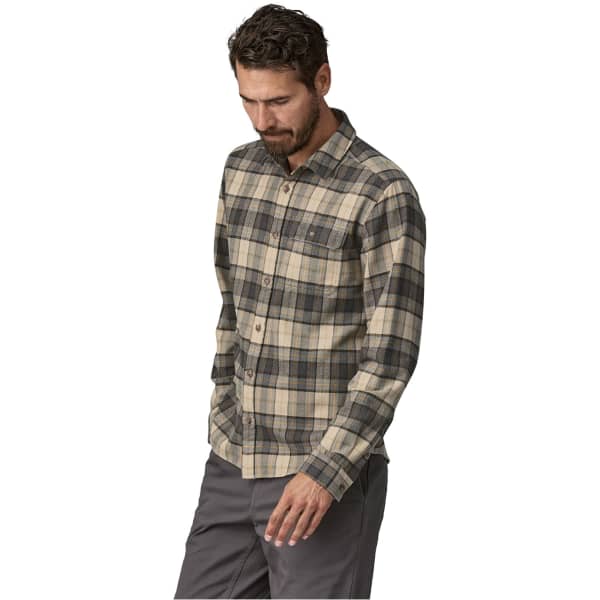 Chemise PATAGONIA M'S L/S LW FJORD FLANNEL SHIRT SPOTTER: FORGE GREY