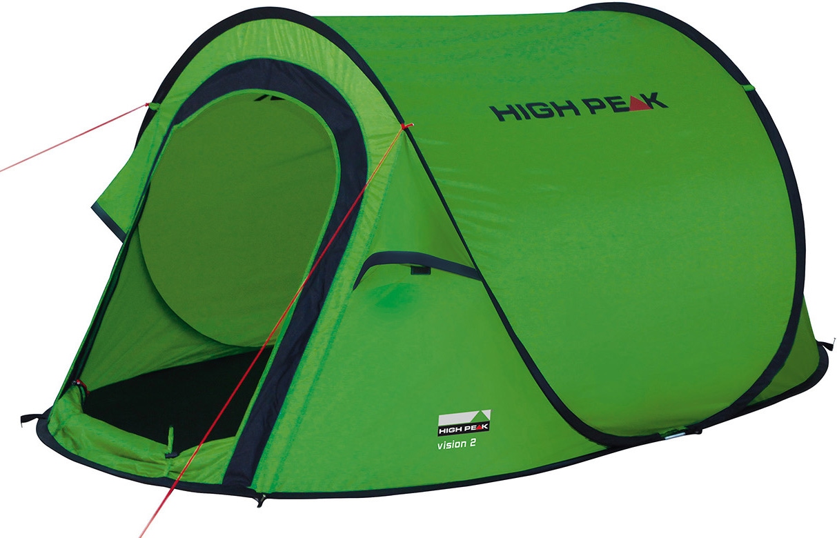 High Peak Wurfzelt »Vision 2« 2 Personen Set, mit Transporttasche,