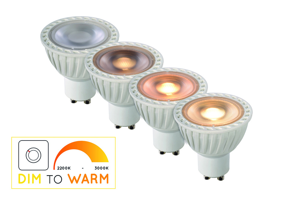 Lucide Bulb dimbare LED lamp 5W GU10 wit