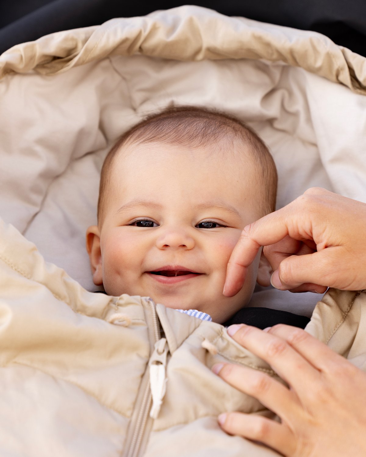 Voksi Sky Light Vognpose med forlenger 0-4 år – Vårpose