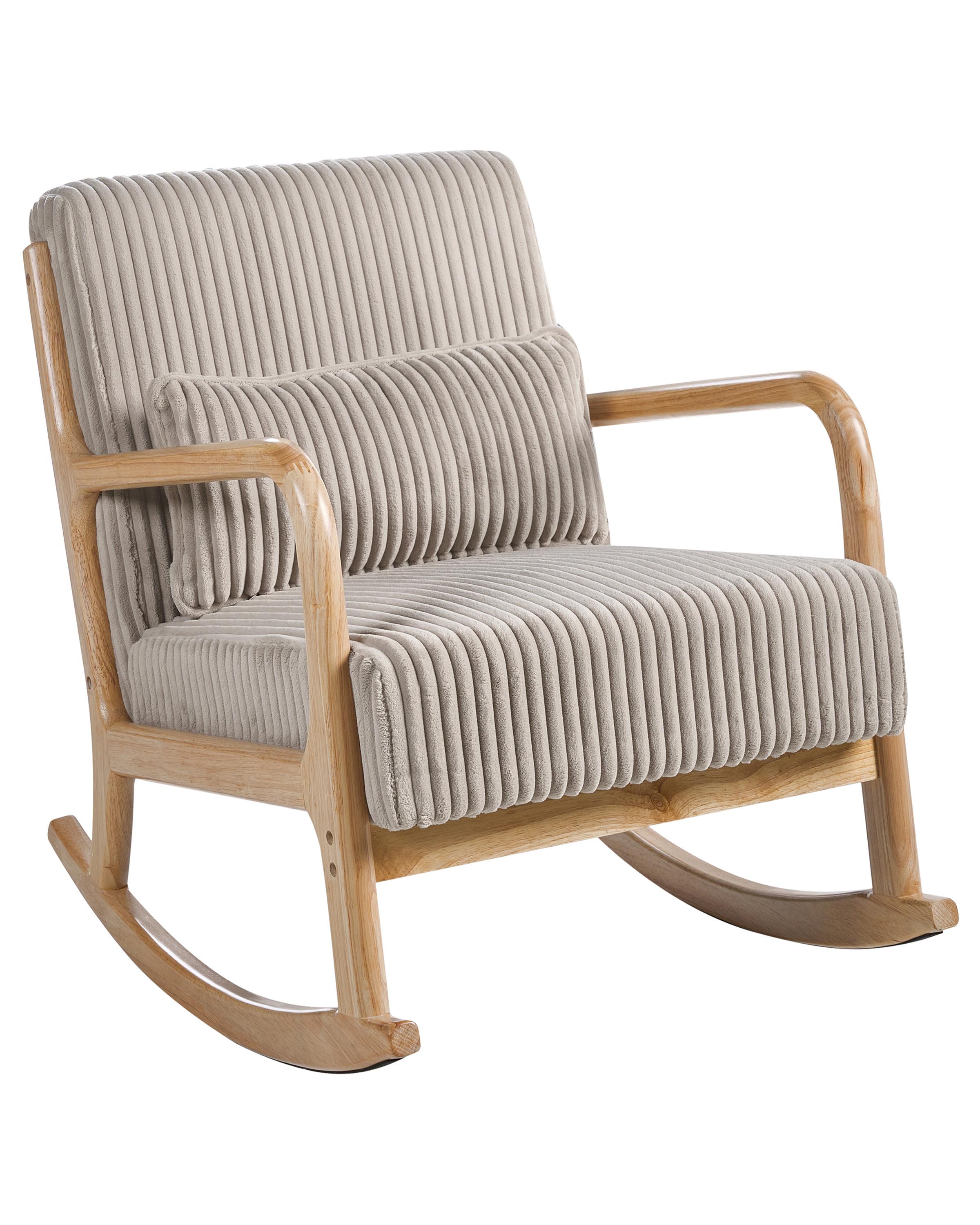 Schommelstoel SORSELE Corduroy Beige