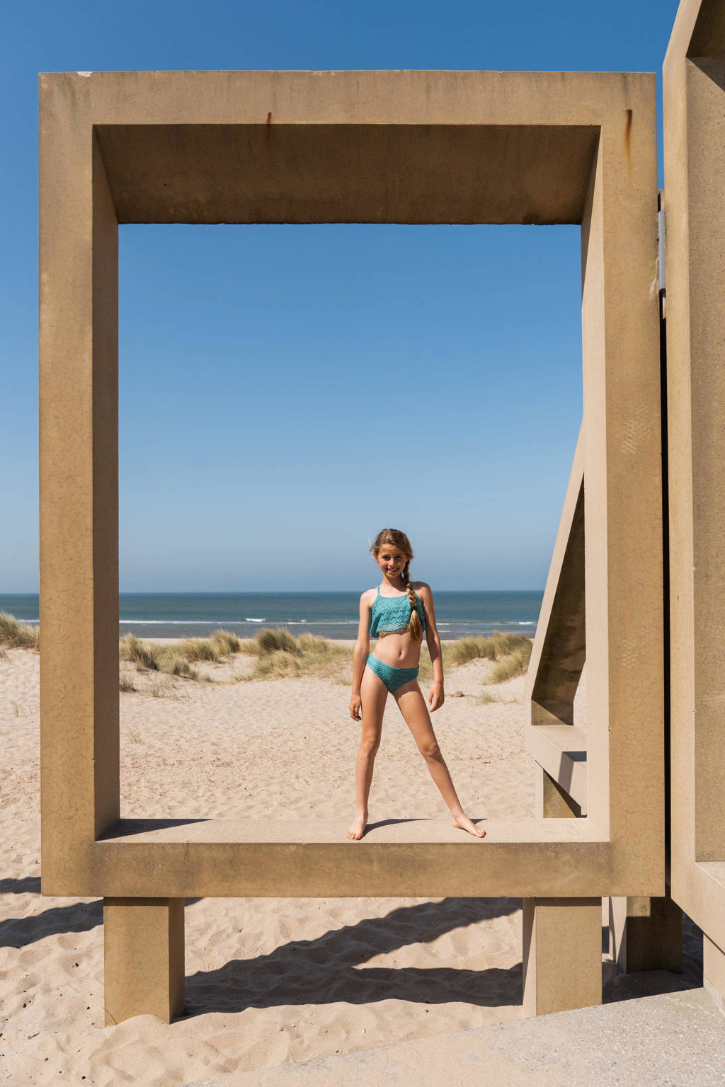 crop bikini groen