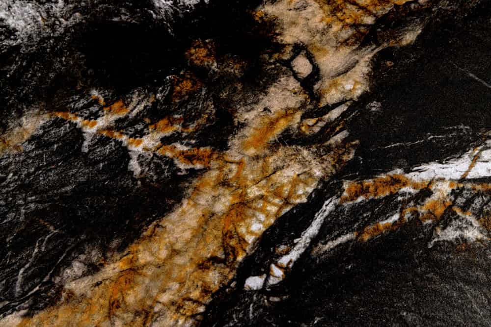 Moderner Esstisch GALAXIE 160cm Aurora Oro schwarz gold sand Keramik