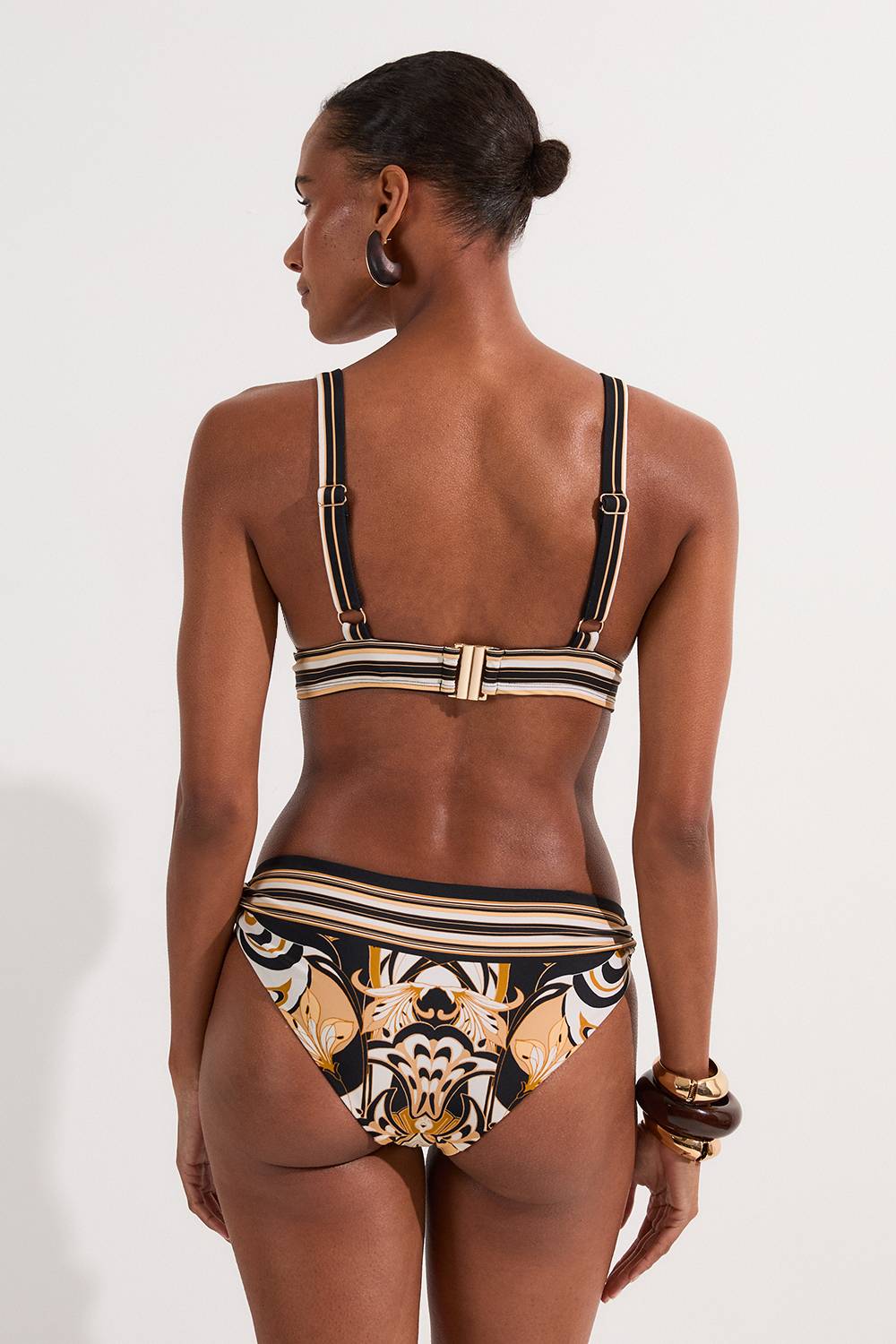 KarenMillen Bas De Bikini À Imprimé Abstrait