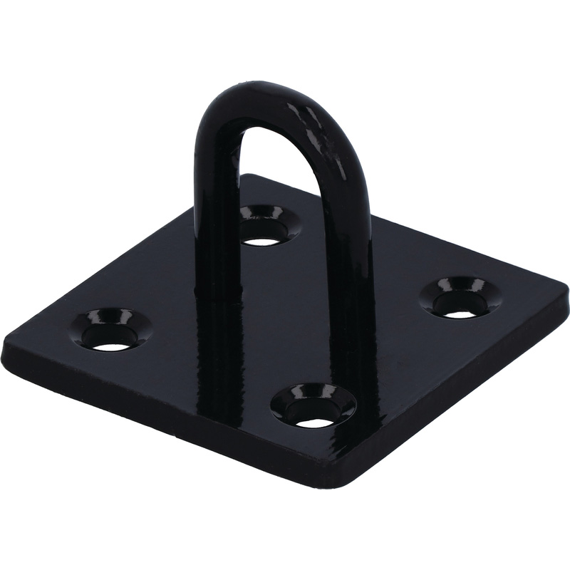 dekoog verzinkt Zwart 50x50x5mm*