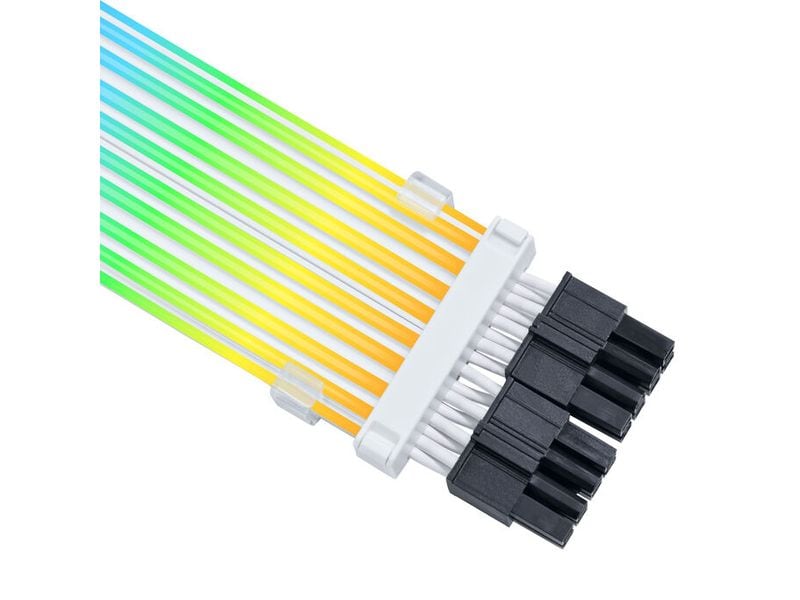 Lian Li Strimer Wireless 2x 8-Pin CPU-Kabel Atemberaubende RGB-Beleuchtung für deinen Gaming-PC