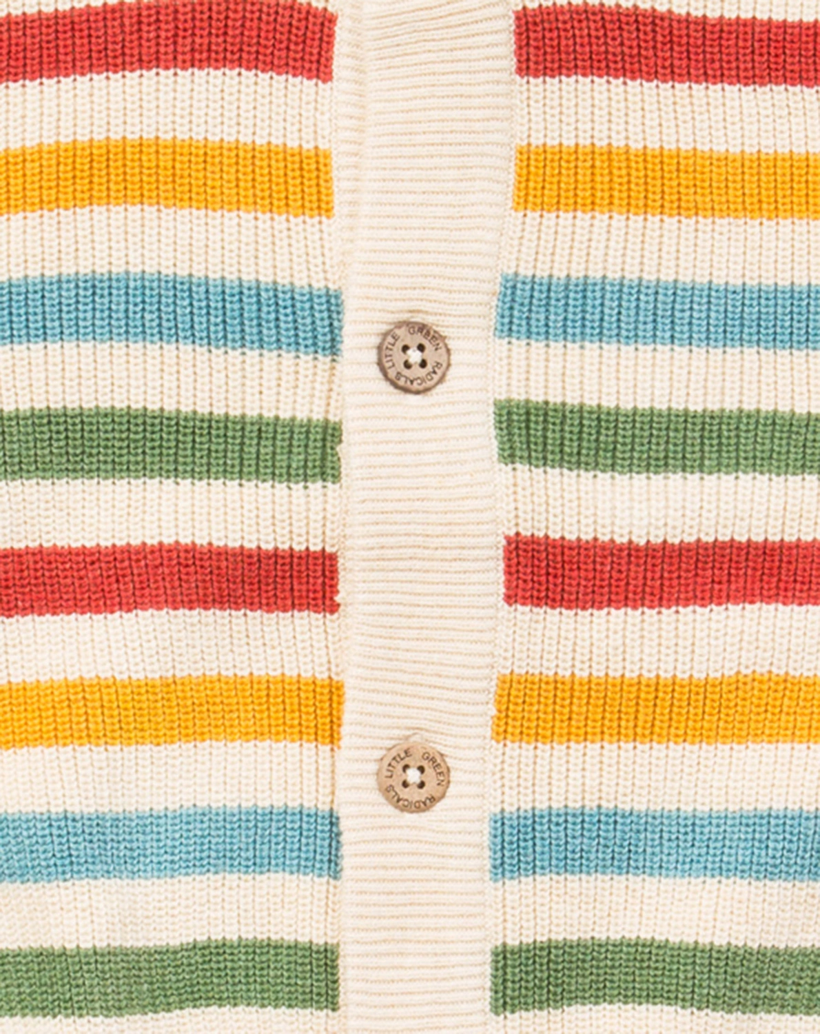 Strickjacke SUMMER RAINBOW gestreift in bunt