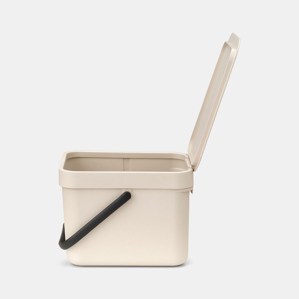 Sort & Go afvalemmer, 6 liter - Soft Beige