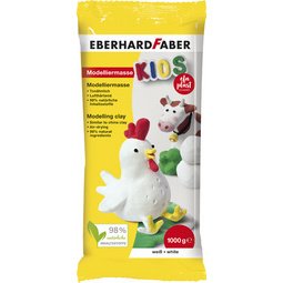 Pâte à modeler EFA plast KIDS, blanc