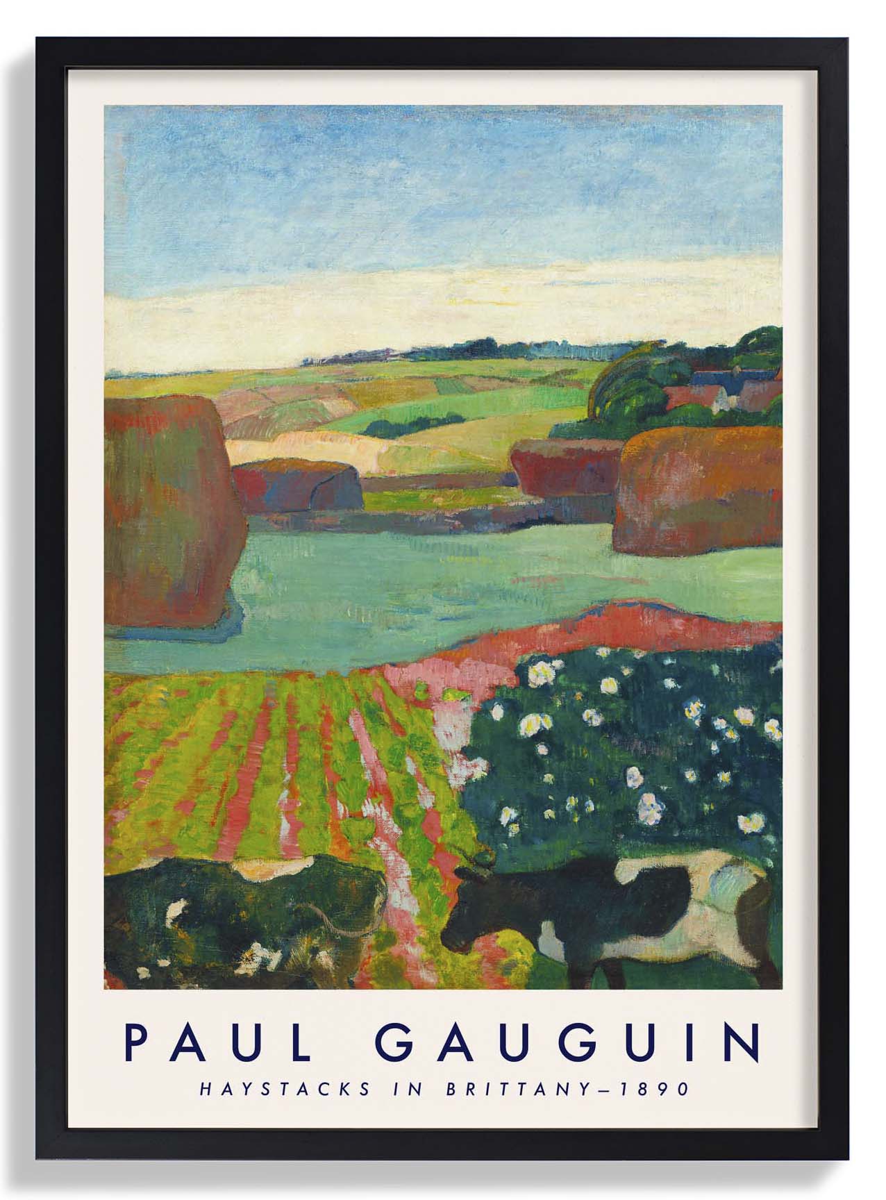 Heuhaufen in der Bretagne von Paul Gauguin