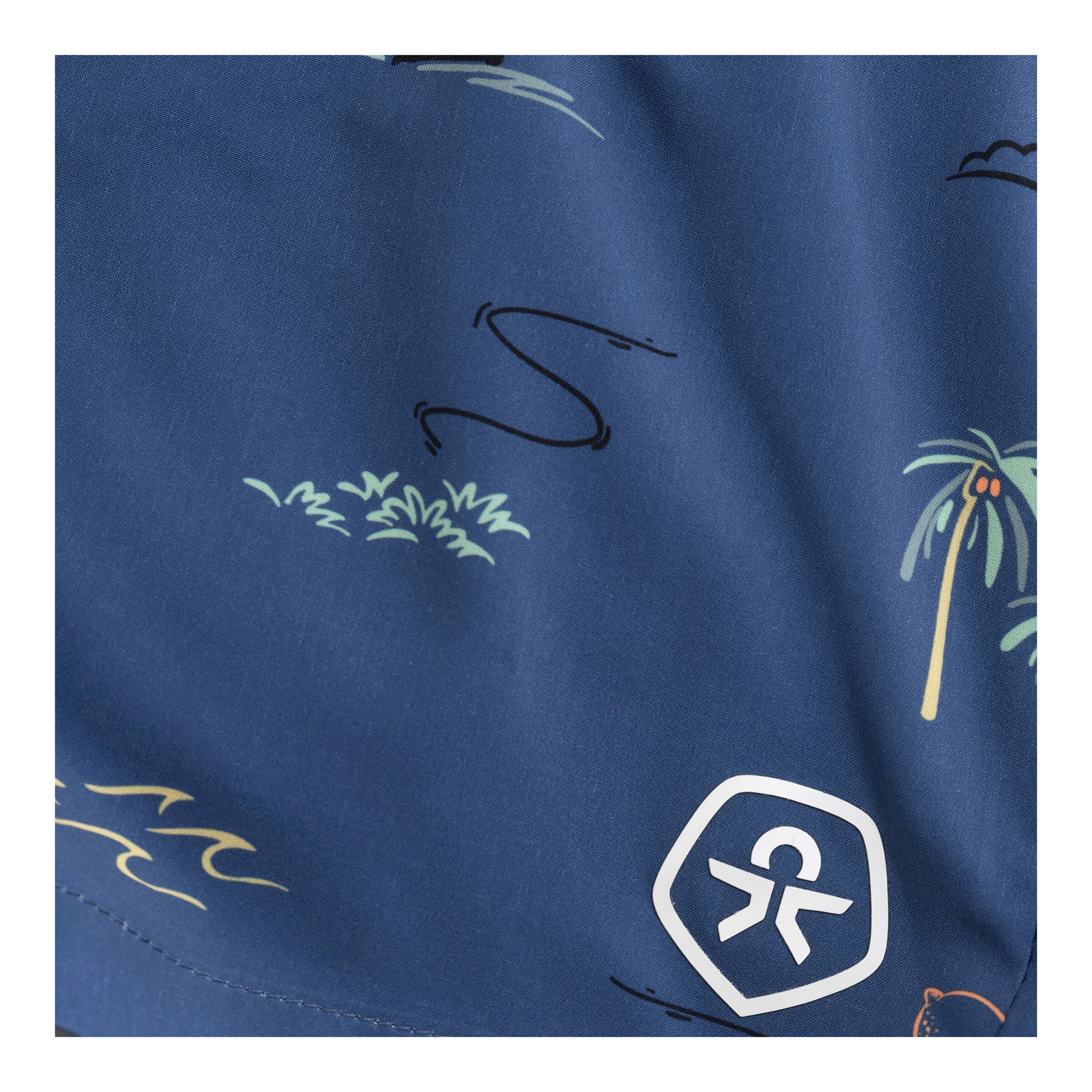 Colorkids Badeshorts Strand marine/bunt