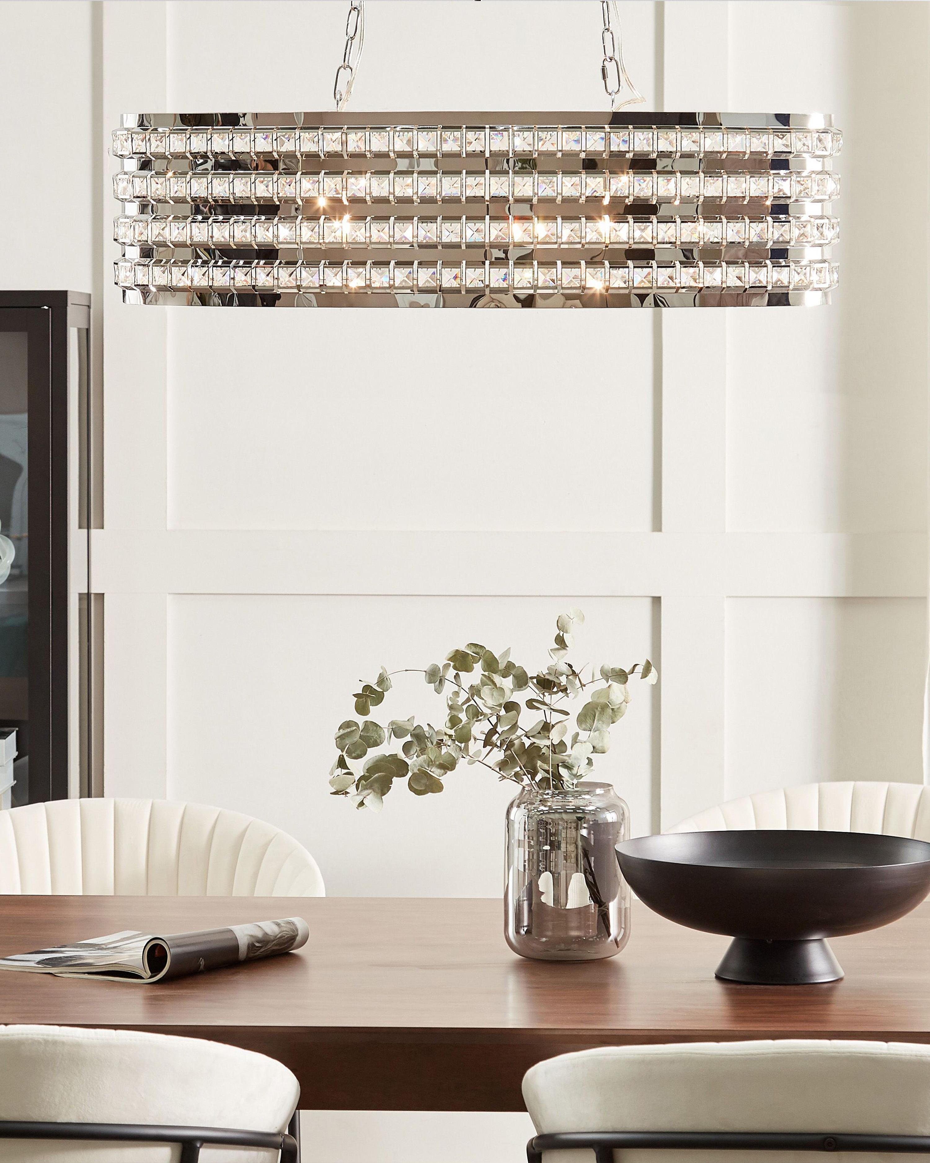 Hanglamp CAVONE Kristal Zilver