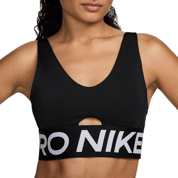 Nike Pro Indy Plunge Medium Support Sportbeha Dames