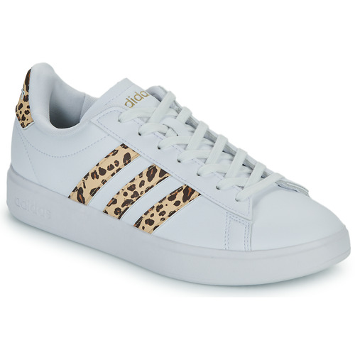 Adidas Sportswear - GRAND COURT 2.0 - Blanc / Leopard