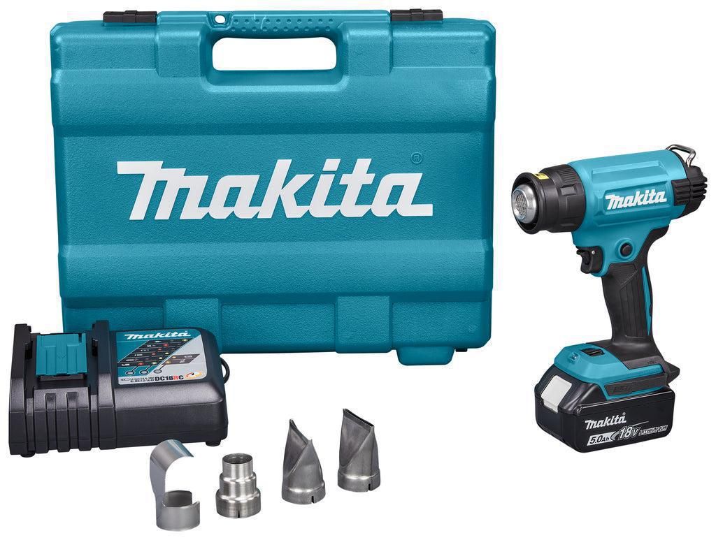Makita DHG181RT Accu Heteluchtpistool 18V 5.0Ah in koffer