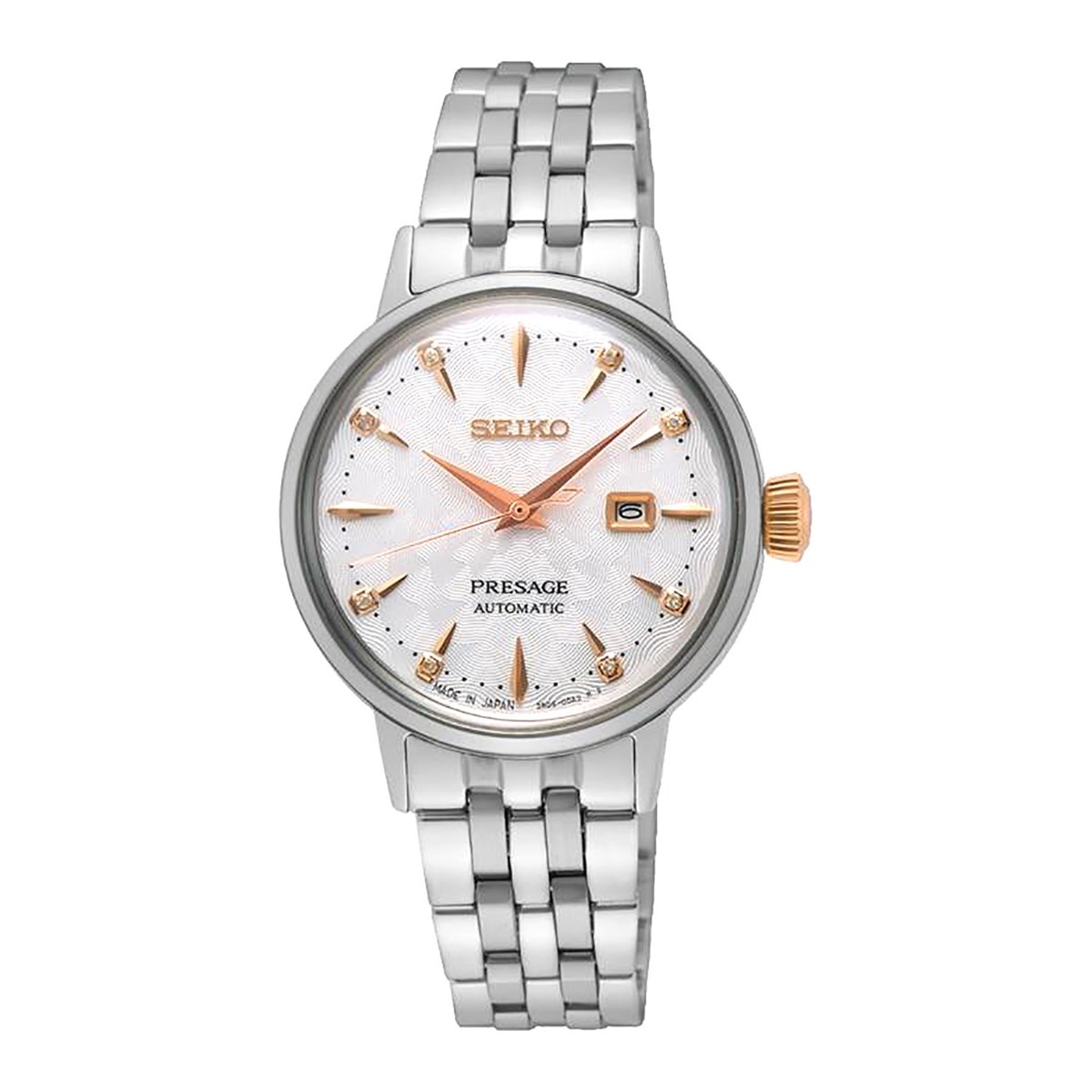 Montre femme Seiko Presage automatique diamants