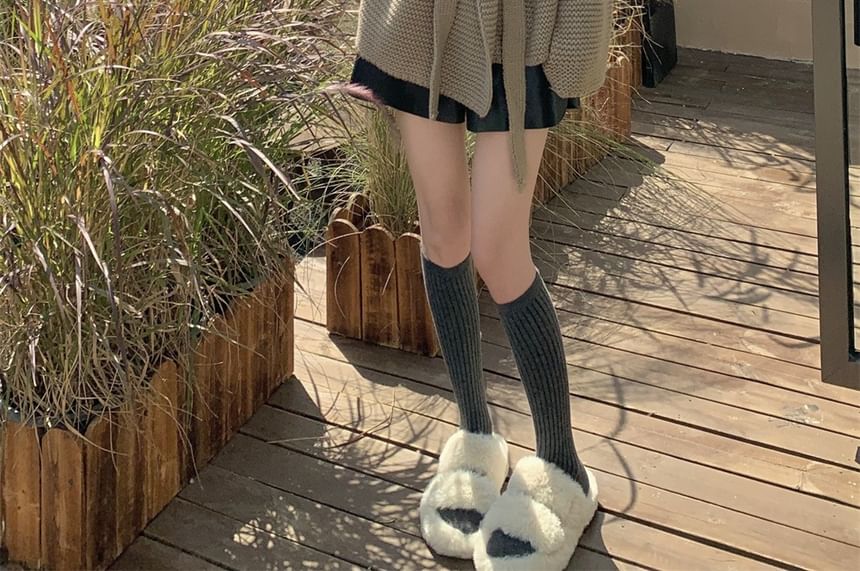 Doowex - Effen cardigan met sjaalkraag en riem