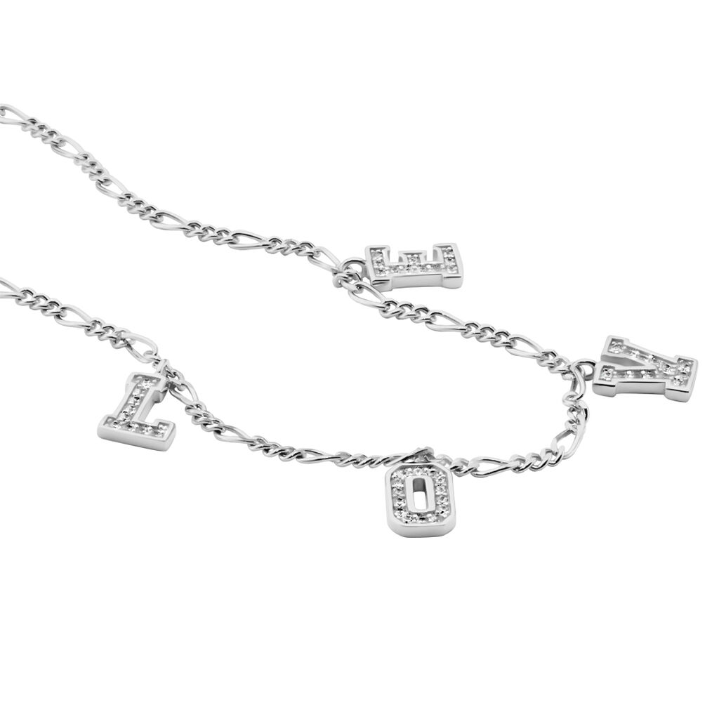 Collier Argent Cecilien Oxyde