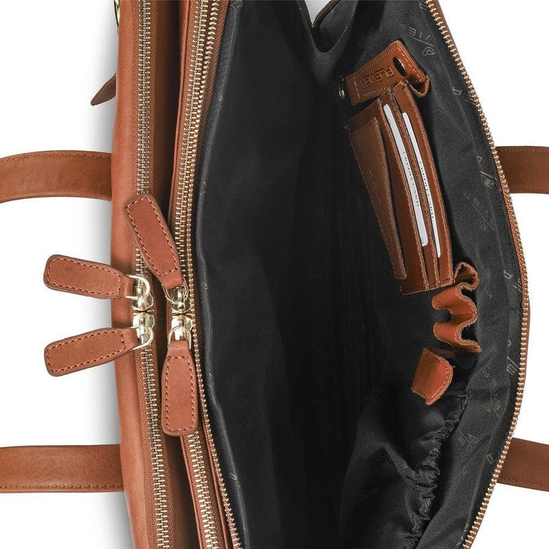 Plevier Dames Laptoptas Hearst 15,6 inch Cognac