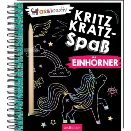 ars Edition KritzKratz-Spaß - Einhörner