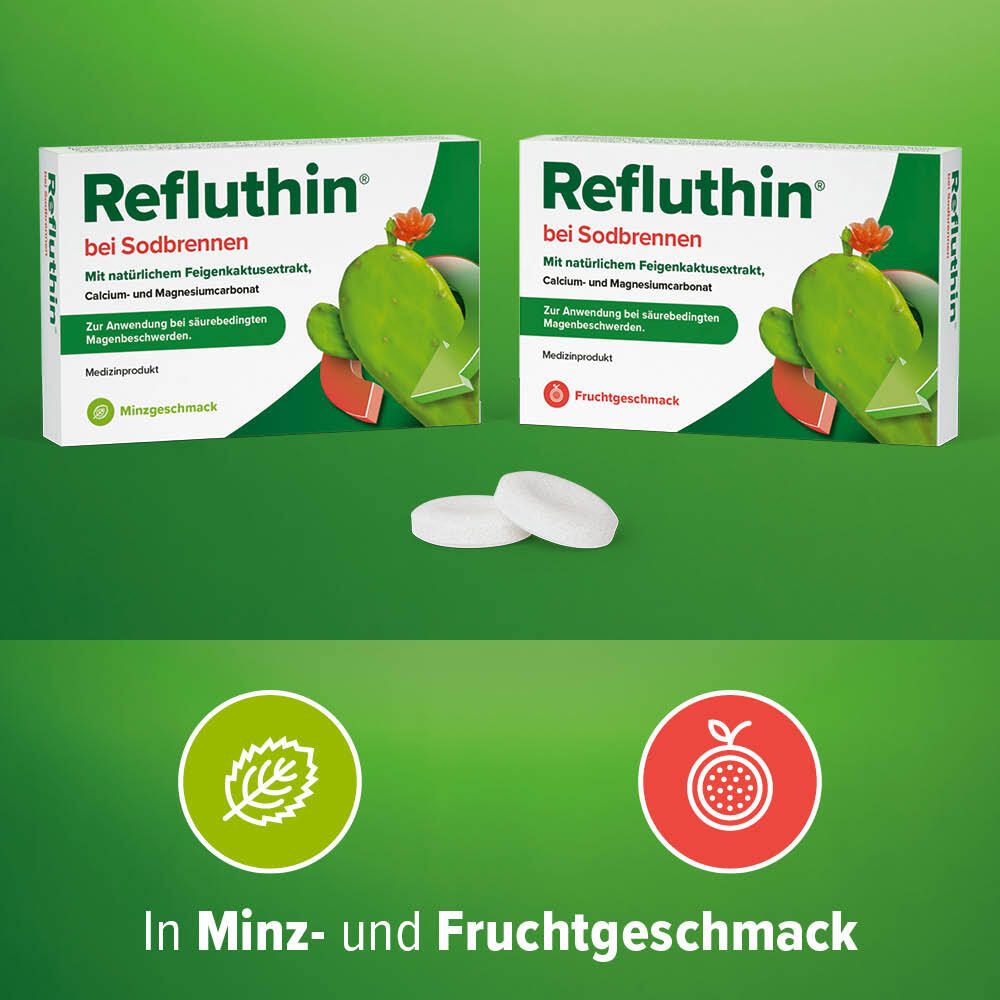 Refluthin® bei Sodbrennen Minze