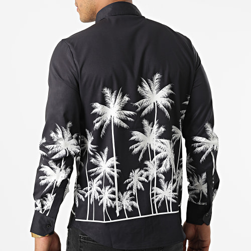Chemise Manches Longues Noir