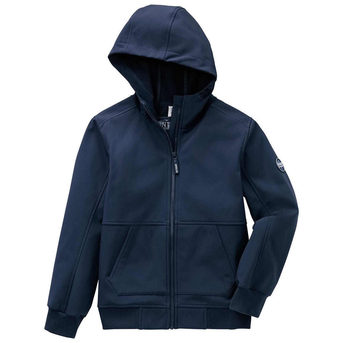 Yigga Jungen Softshelljacke mit Kapuze dunkelblau