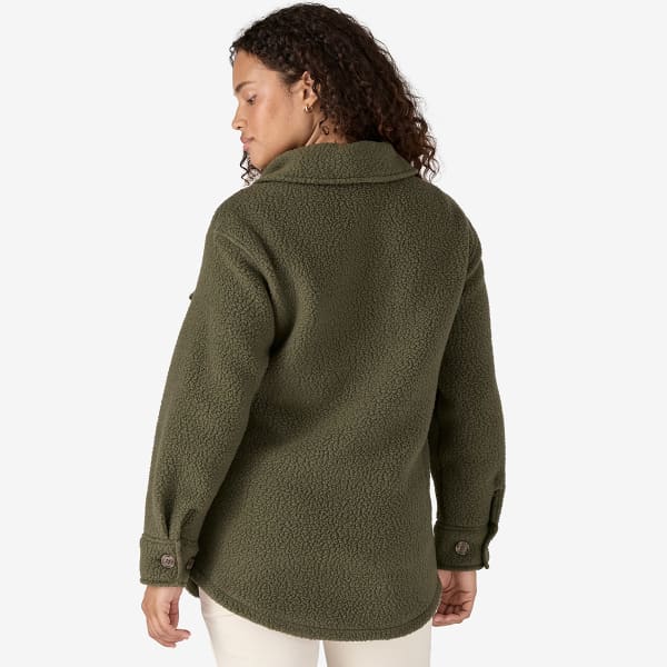 Chemise PATAGONIA W'S RETRO PILE SHACKET PINE NEEDLE GREEN