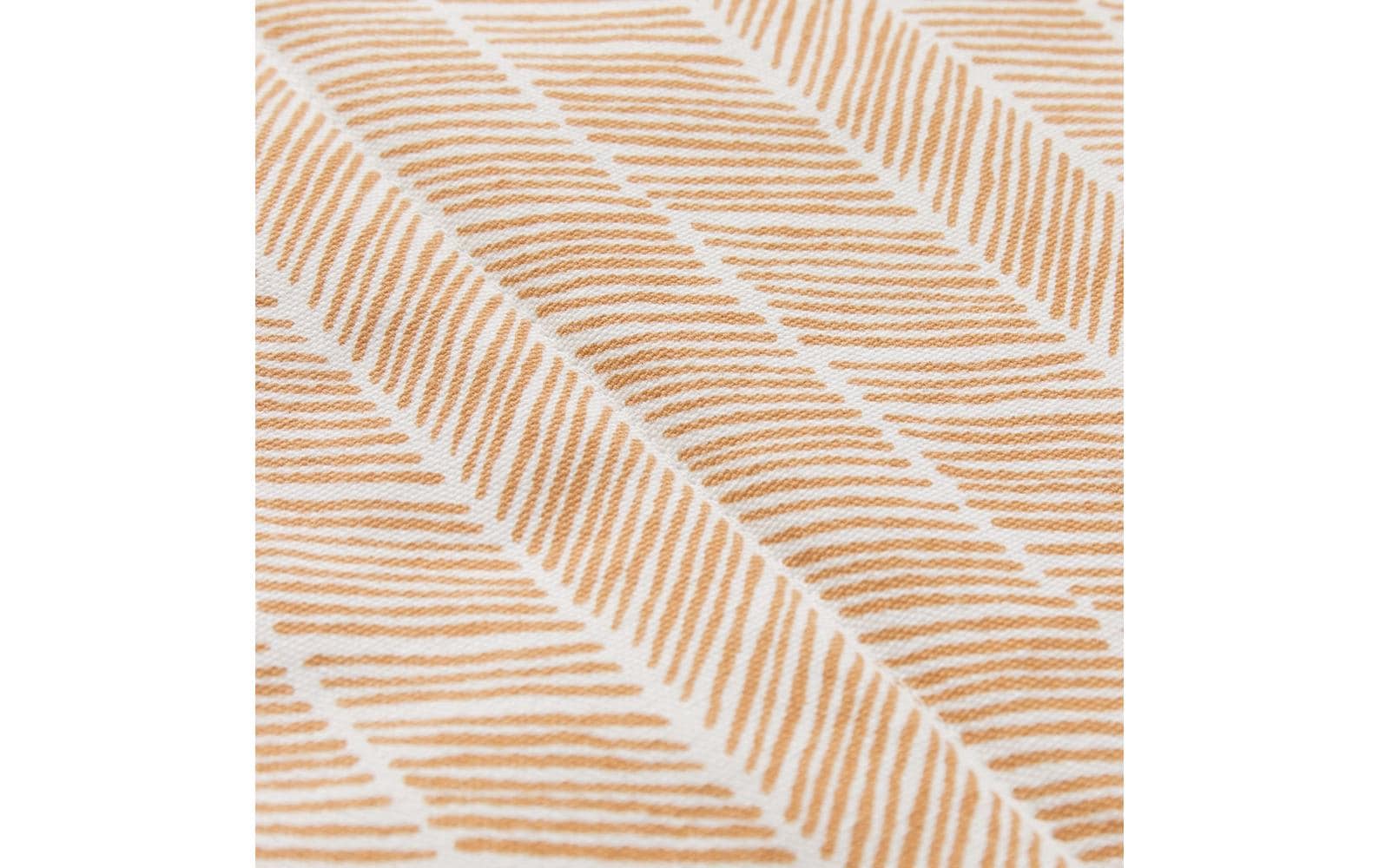 Picknickdecke Mallur 130 x 190 cm - Apricot / WeissGemütliche Baumwolldecke mit weicher Polyesterfüllung für unterwegs