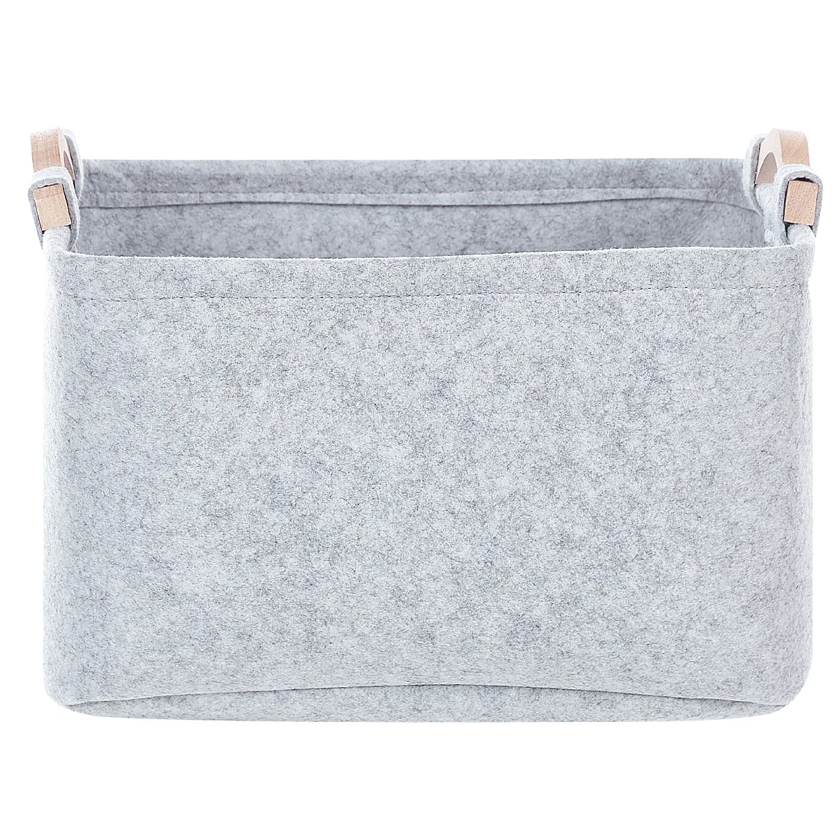 Beliani Lot de 3 paniers BAYSAI - Gris