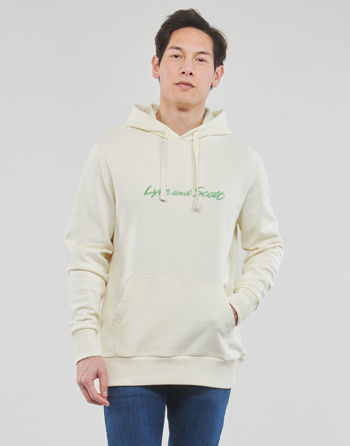 Lyle & Scott - EMBROIDERED LOGO HOODIE - Blanc